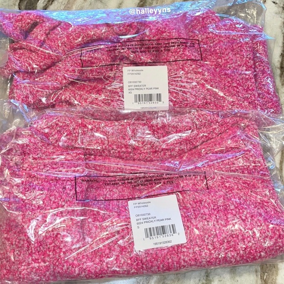 Free People BFF Cowl Neck Sweater in Pink - Picture 6 of 9